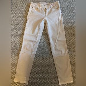 Zara classic cropped skinny denim